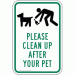 Cleaning Up of Animal Waste Reminder